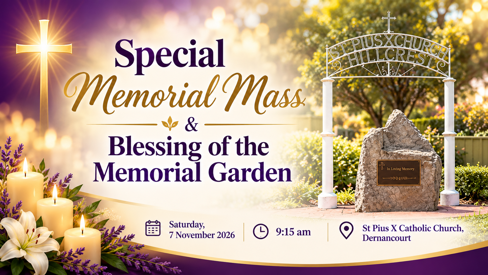 Special Memorial Mass & Blessing of the Memorial Garden